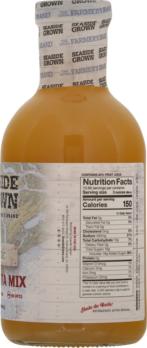 slide 10 of 14, Seaside Grown Margarita Mix - 33.8 oz, 33.8 oz