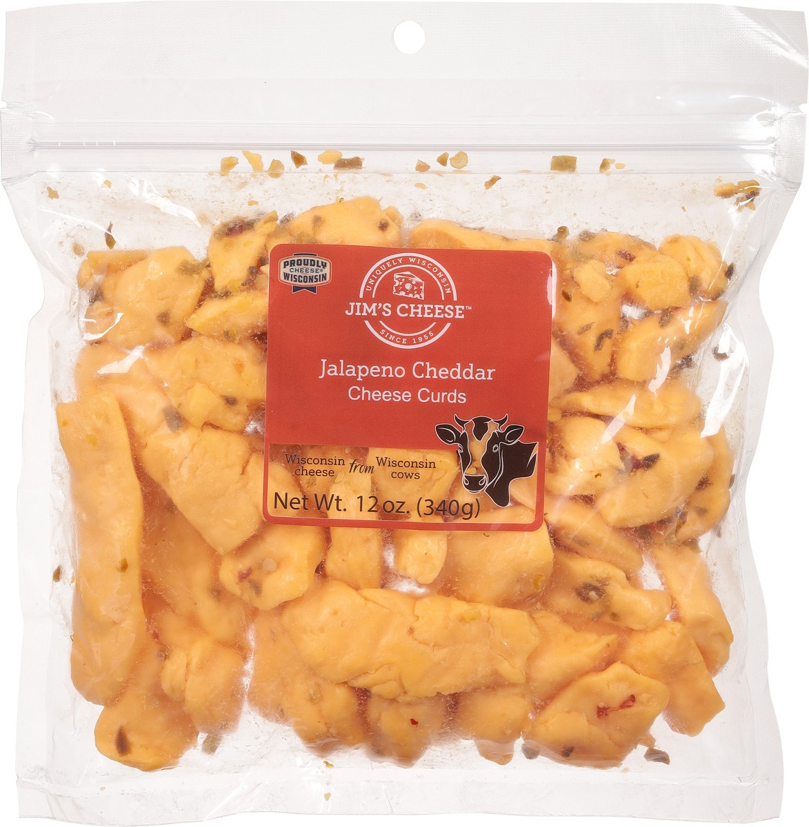 slide 7 of 13, Jim's Cheese Jalapeno Cheddar Cheese Curds 12 oz, 12 oz