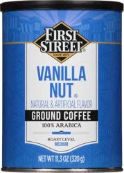 First Street Vanilla Nut Ground Coffee