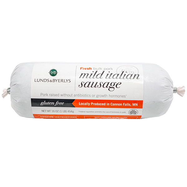 slide 1 of 1, L&B Frozen Bulk Mild Italian Sausage, 16 oz