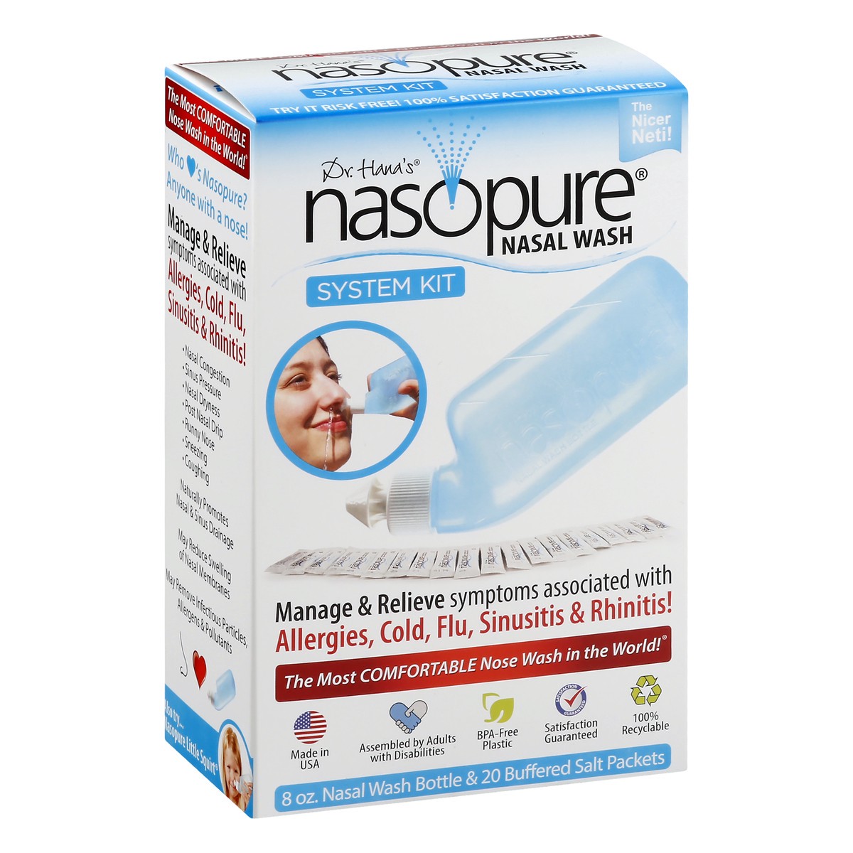 slide 7 of 9, Nasopure Nasal Wash System, 1 ct