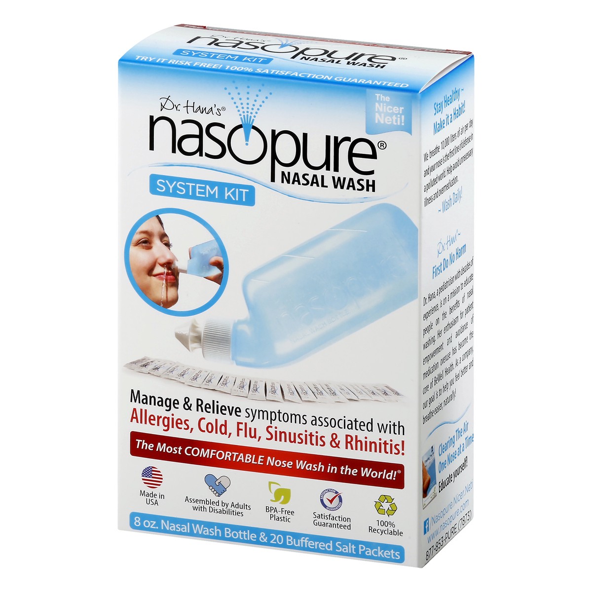 slide 9 of 9, Nasopure Nasal Wash System, 1 ct