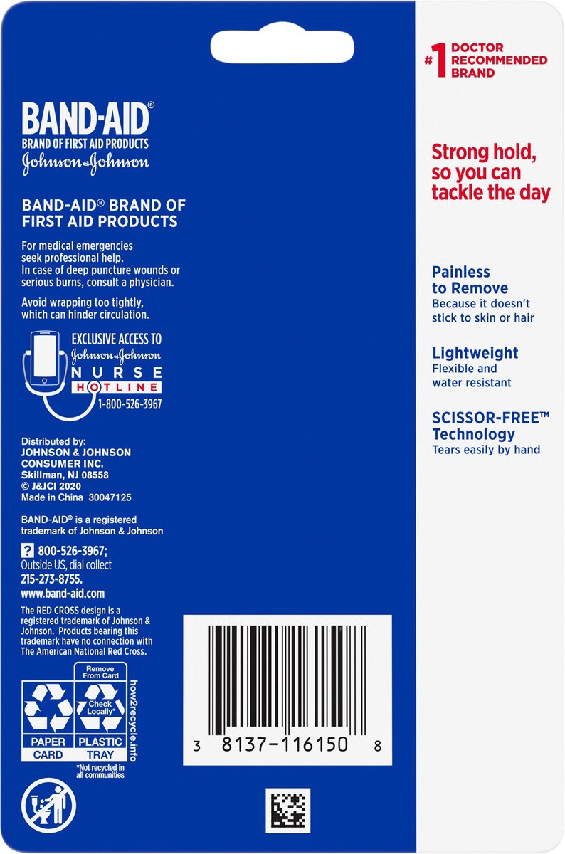 slide 5 of 7, BAND-AID Secure-Flex Wrap Medium, 1 ct