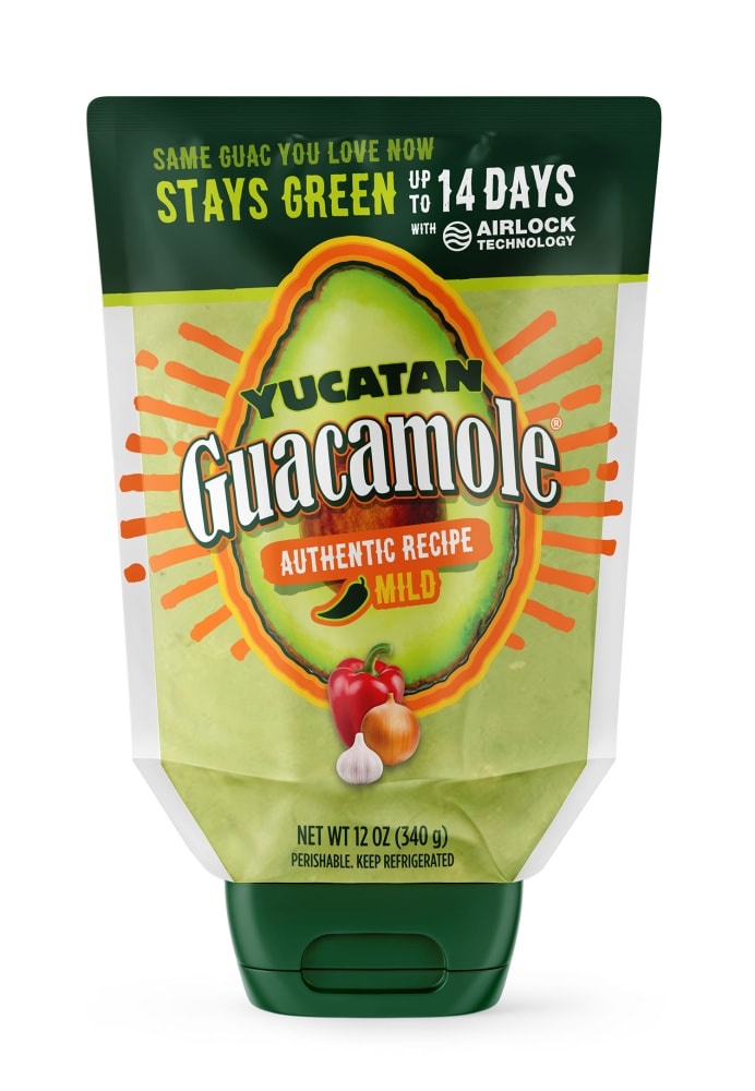 slide 1 of 1, Yucatan Mild Authentic Recipe Squeeze Guacamole, 12 oz