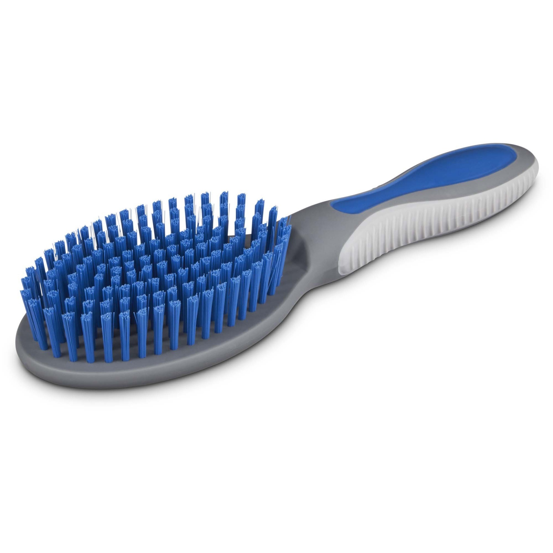 slide 1 of 1, Well & Good Large Blue Bristle Dog Brush, 1 ct