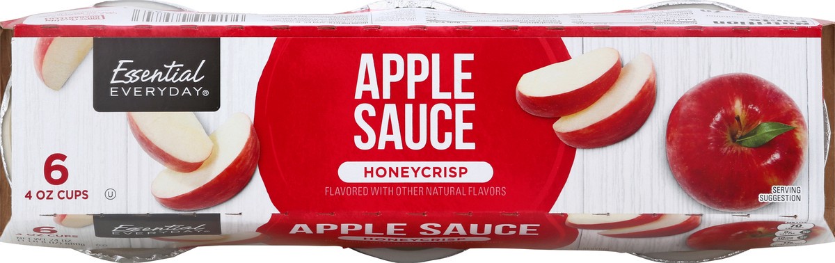 slide 4 of 6, Essential Everyday Apple Sauce, Honeycrisp - 24 oz, 24 oz