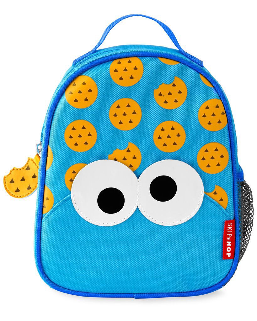 slide 4 of 6, Skiphop Sesame Street Mini Backpack With Safety Harness - Cookie Monster Cookie Monster NS, 1 ct