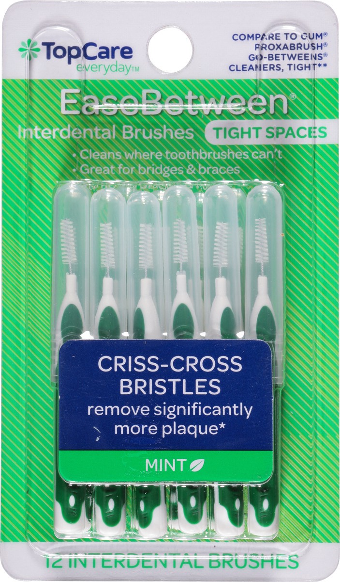 slide 6 of 9, TopCare Everyday Easebetween Mint Interdental Brushes 12 ea, 12 ct