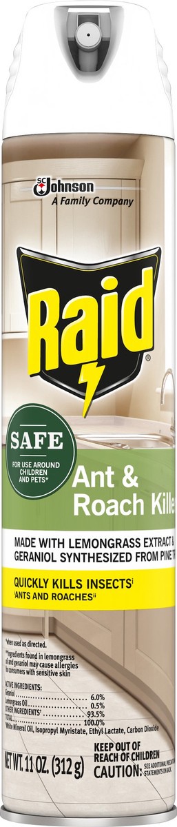 slide 1 of 3, Raid Ant & Roach Killer 11 oz, 11 oz