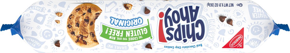 slide 5 of 14, CHIPS AHOY! Original Crunchy Gluten Free Chocolate Chip Cookies, 9.31 oz, 9.31 oz