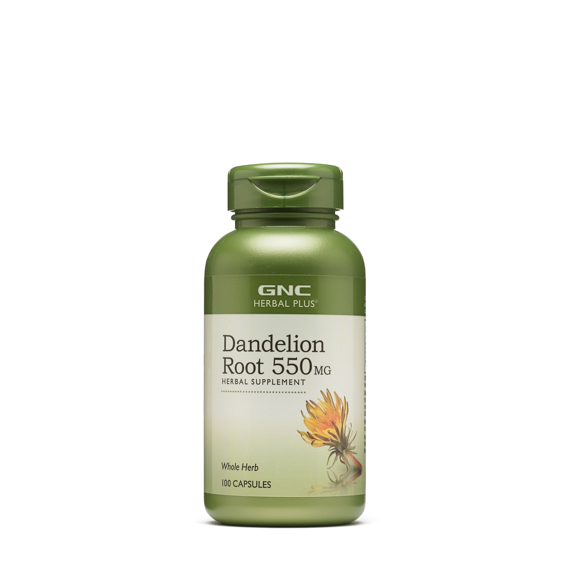 slide 1 of 1, GNC Herbal Plus Dandelion Root 550 MG, 100 ct