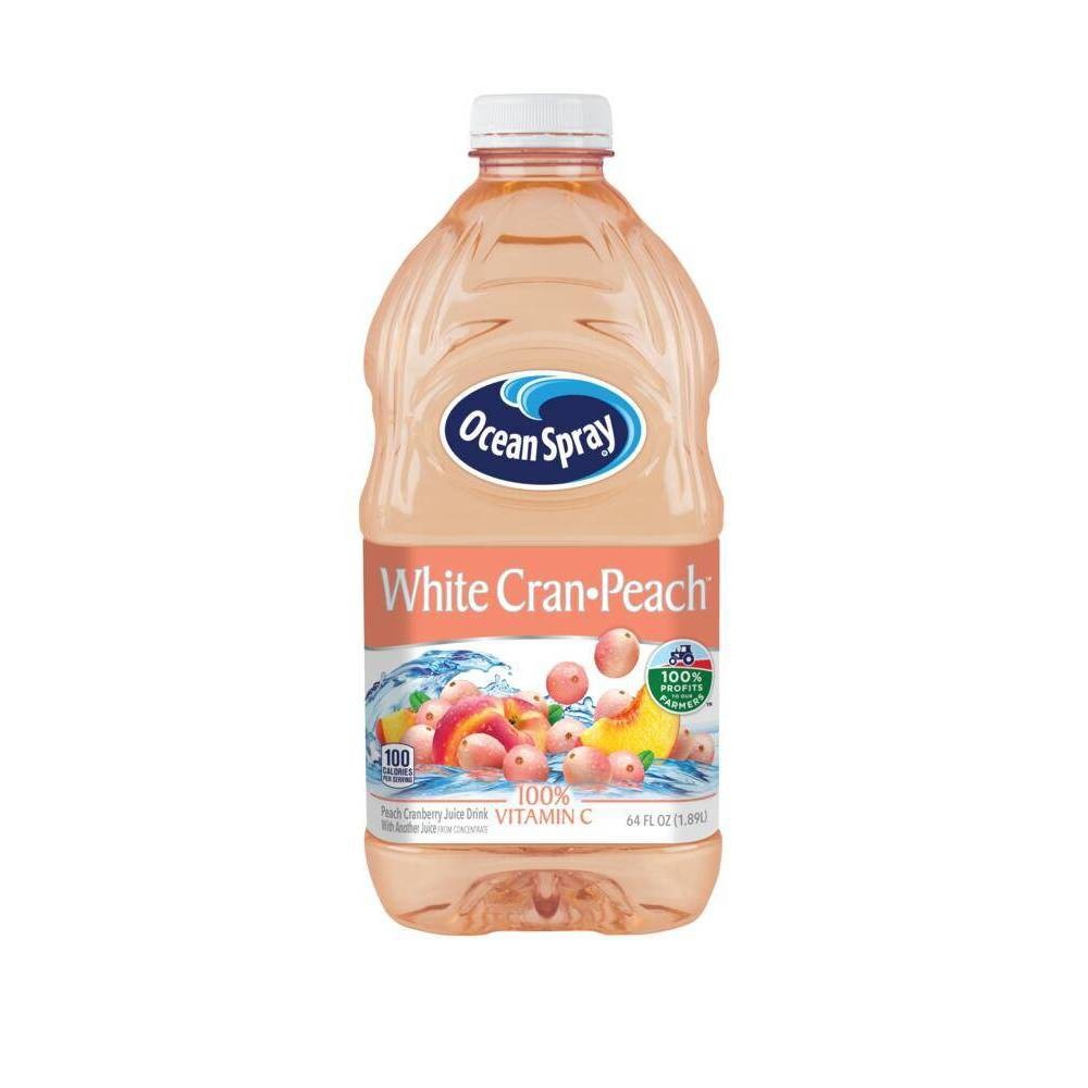 slide 1 of 5, Ocean Spray White Cran-Peach Juice Drink, 64 fl oz