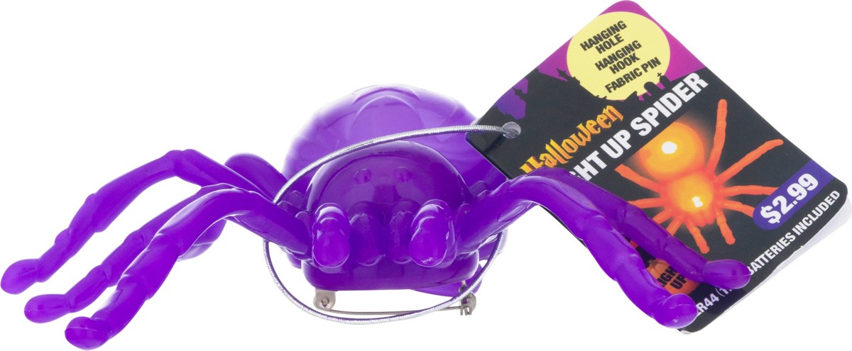 slide 6 of 10, Magic Seasons Halloween Light Up Spider 1 ea, 1 ct