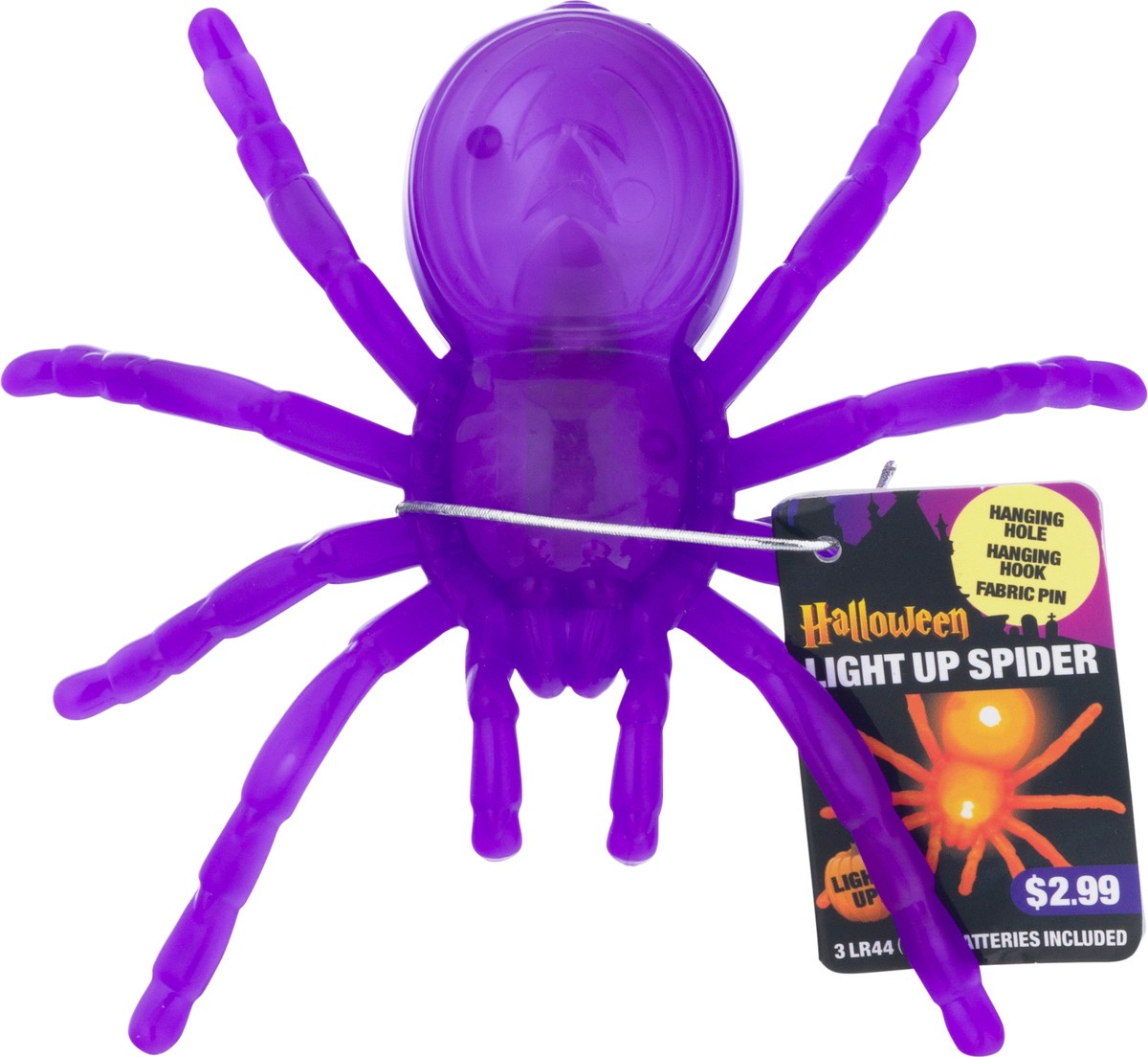 slide 5 of 10, Magic Seasons Halloween Light Up Spider 1 ea, 1 ct