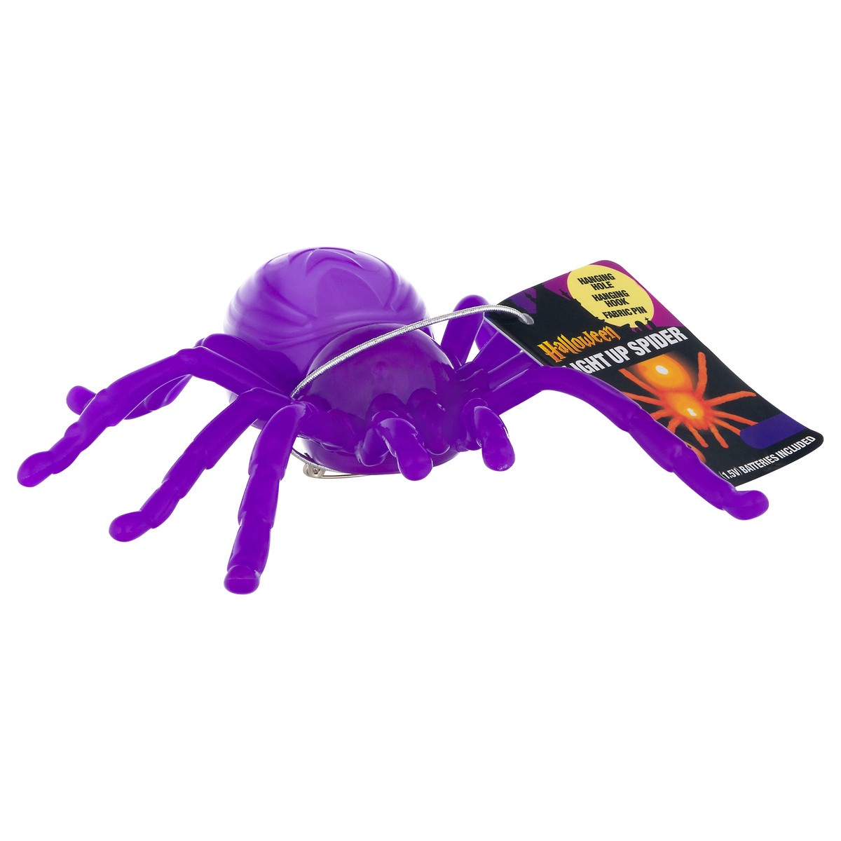 slide 2 of 10, Magic Seasons Halloween Light Up Spider 1 ea, 1 ct