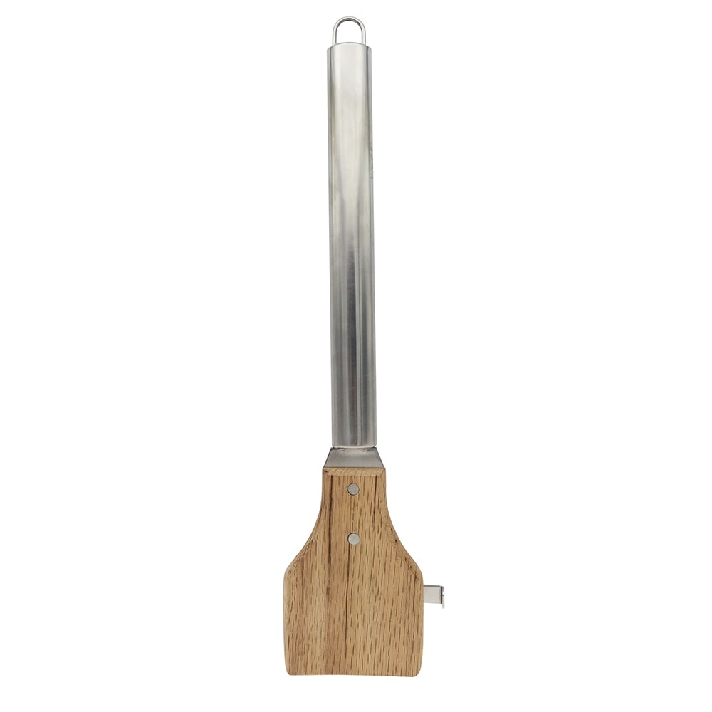 slide 1 of 1, Mr. Bar-B-Q Wood Scraper With Stainless Steel Handle, 1 ct