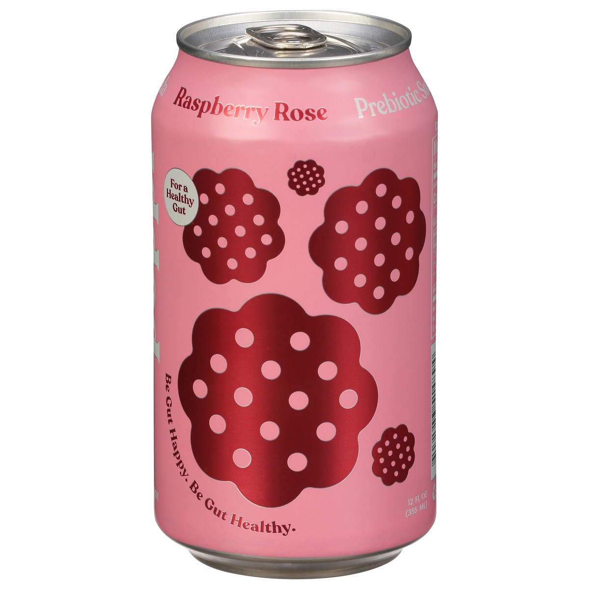 slide 3 of 9, Poppi Raspberry Rose Prebiotic Soda 12 fl oz, 12 fl oz
