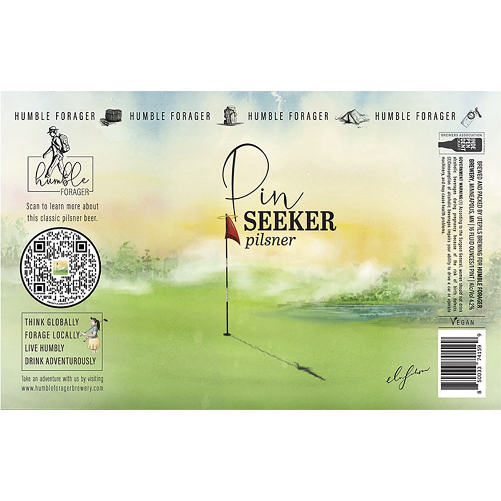 slide 1 of 1, Humble Forager Pilsner Pin Seeker 6Pkc, 6 ct; 16 oz