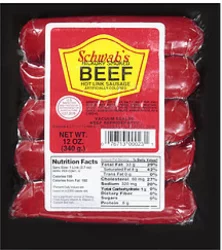 Schwab's Extra Hot Hot Link Sausages