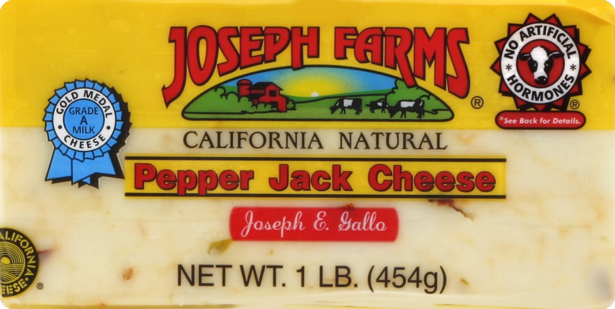 slide 5 of 5, Joseph Farms Pepper Jack Cheese, 16 oz