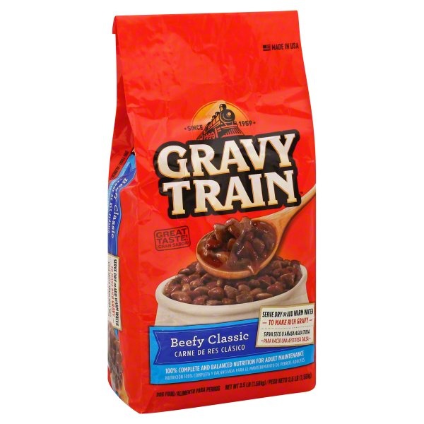 slide 1 of 1, Gravy Train Beefy Classic Dry Dog Food, 3.5-Pound, 3.5 lb