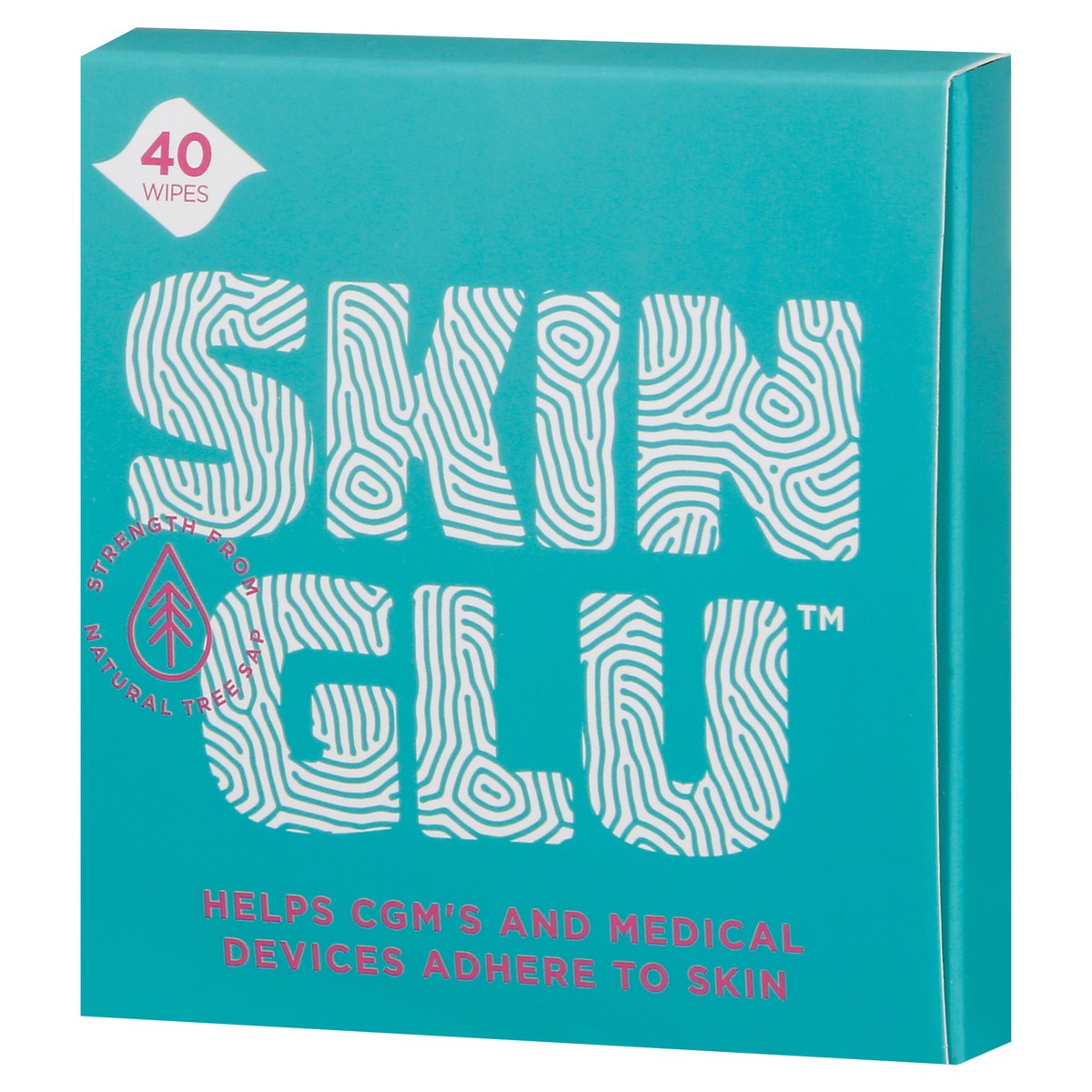 slide 2 of 12, Not Just a Patch Skin Glu Wipes 40 ea, 40 ct
