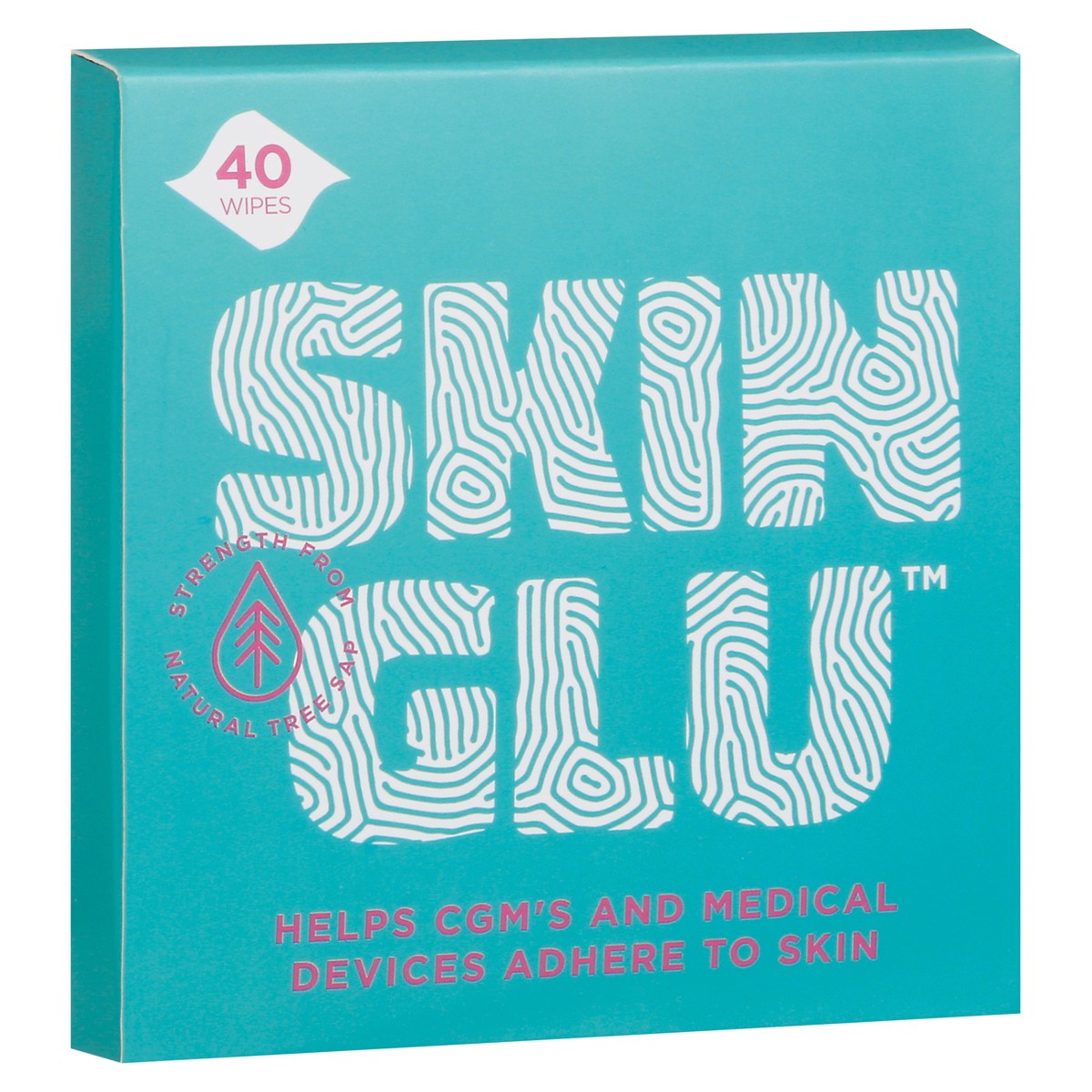 slide 9 of 12, Not Just a Patch Skin Glu Wipes 40 ea, 40 ct