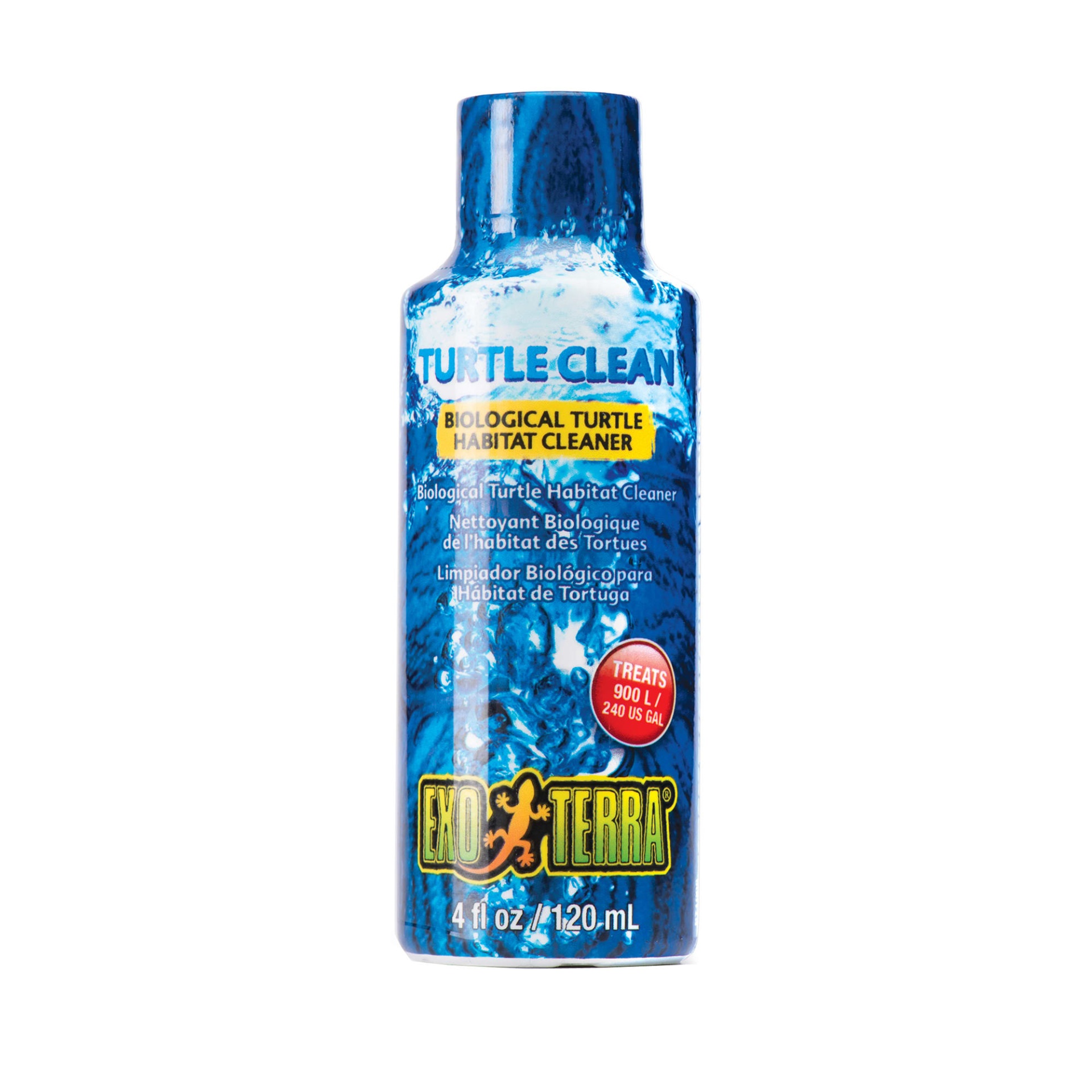 slide 1 of 1, Exo-Terra Turtle Clean Habitat Cleaner, 4 fl oz