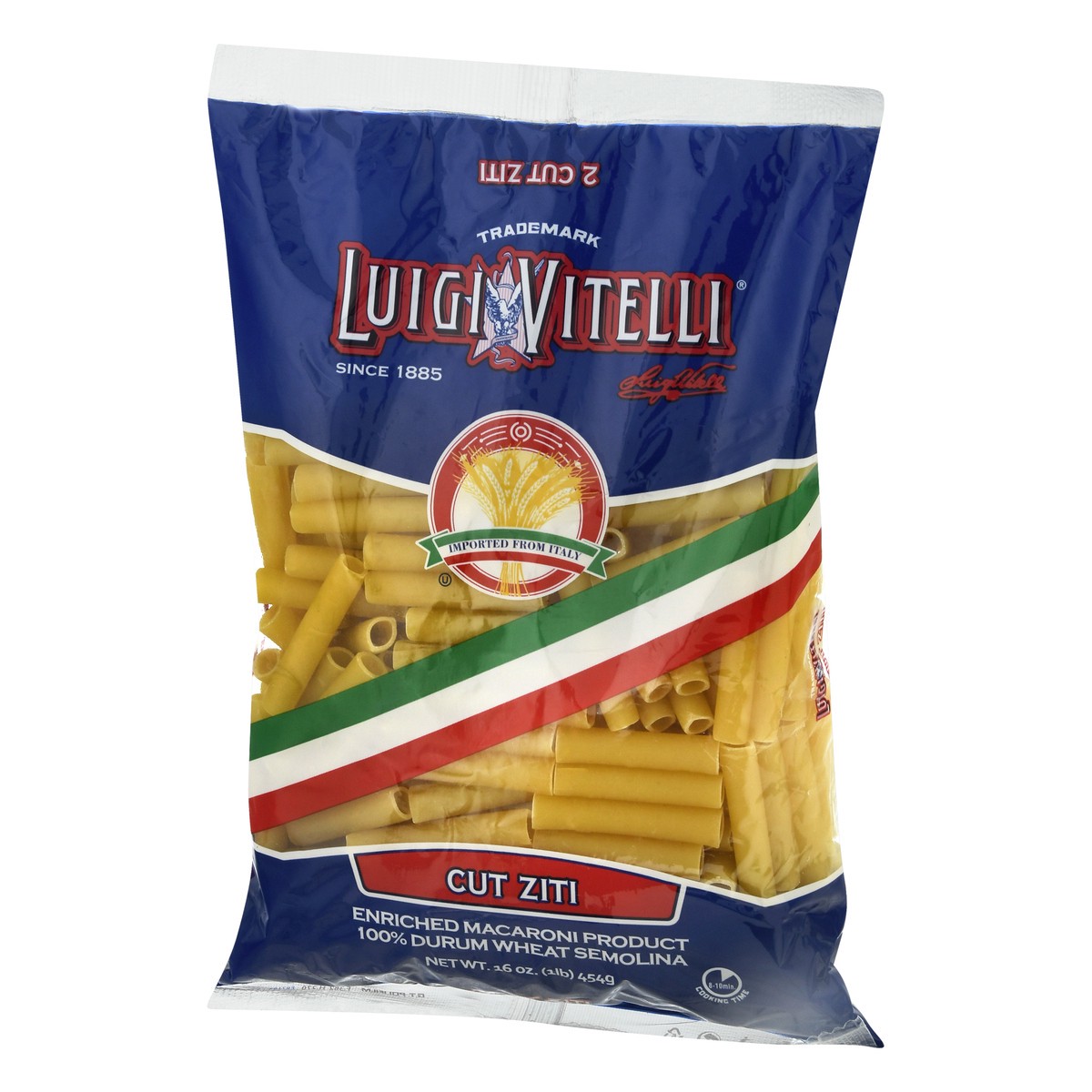 slide 2 of 10, Luigi Vitelli 100% Durum Wheat Semolina Cut Ziti Pasta 16 oz, 16 oz