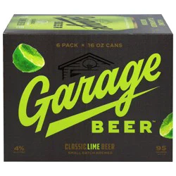 Garage Beer Light Classic Beer 6 Pack 6 - 16 oz Cans