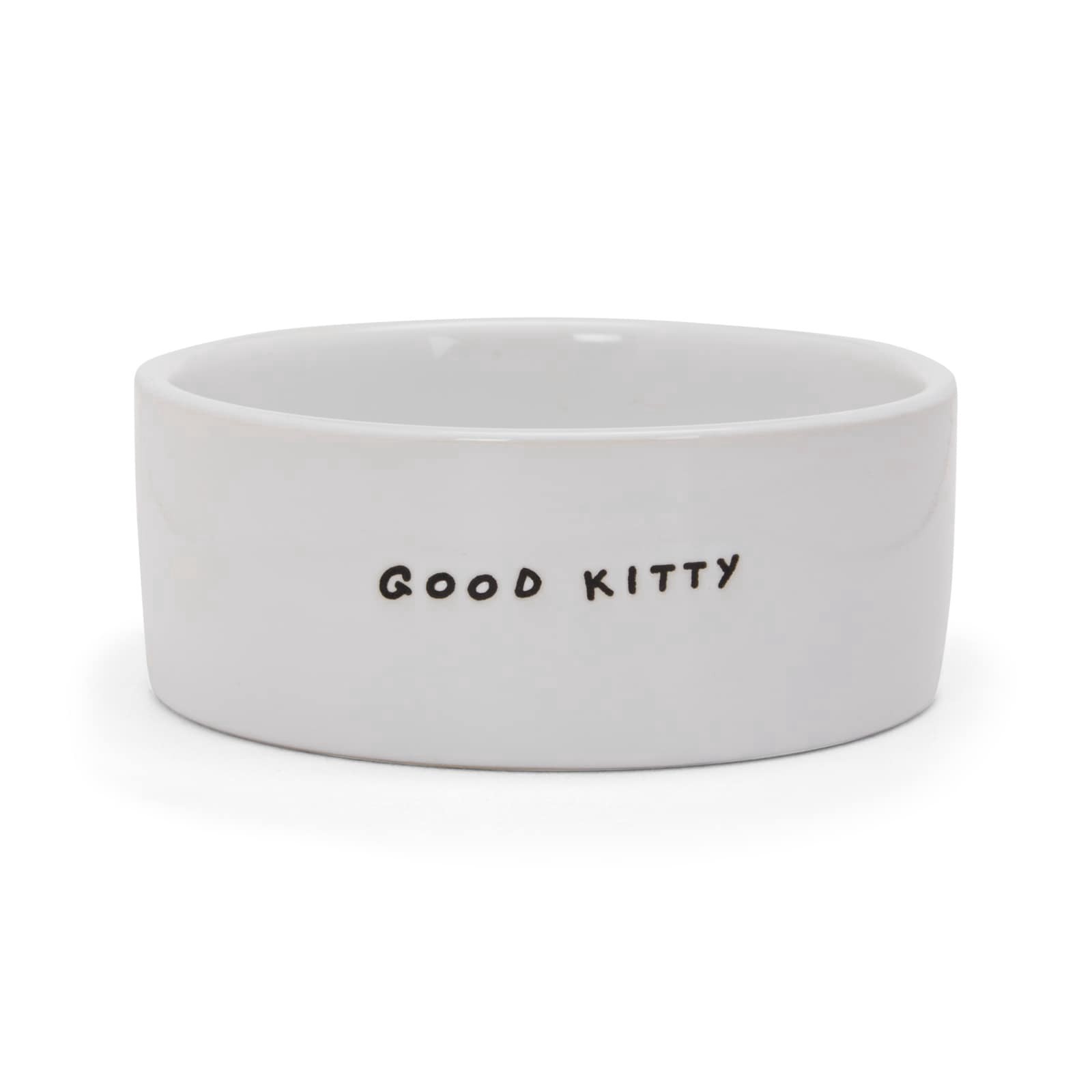 slide 4 of 6, EveryYay Dining In Good Kitty Ceramic Cat Bowl, 1 Cup - Strong & Sturdy Lightweight Bowl Set for Cats, 1 cup