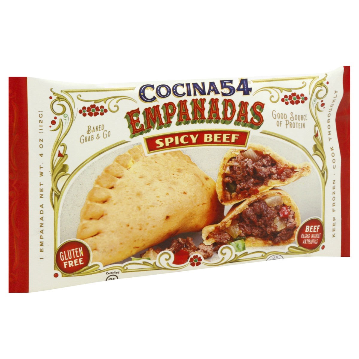 slide 6 of 9, Cocina54 Spicy Beef Empanadas 4 oz, 4 oz