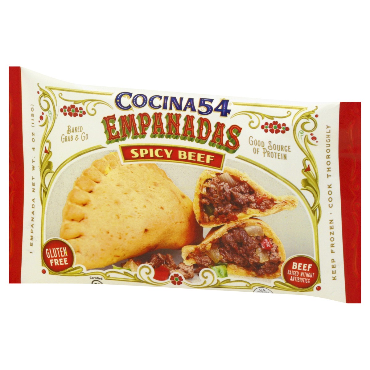 slide 7 of 9, Cocina54 Spicy Beef Empanadas 4 oz, 4 oz