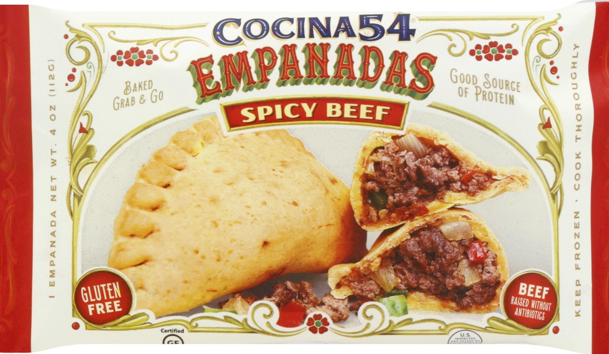 slide 9 of 9, Cocina54 Spicy Beef Empanadas 4 oz, 4 oz