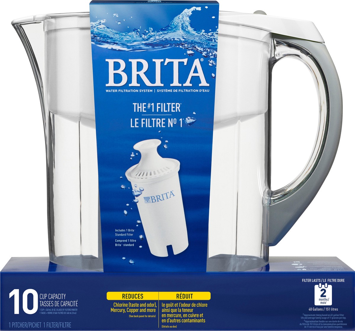 slide 1 of 11, Brita Water Filtration System 1 ea Package, 1 ct