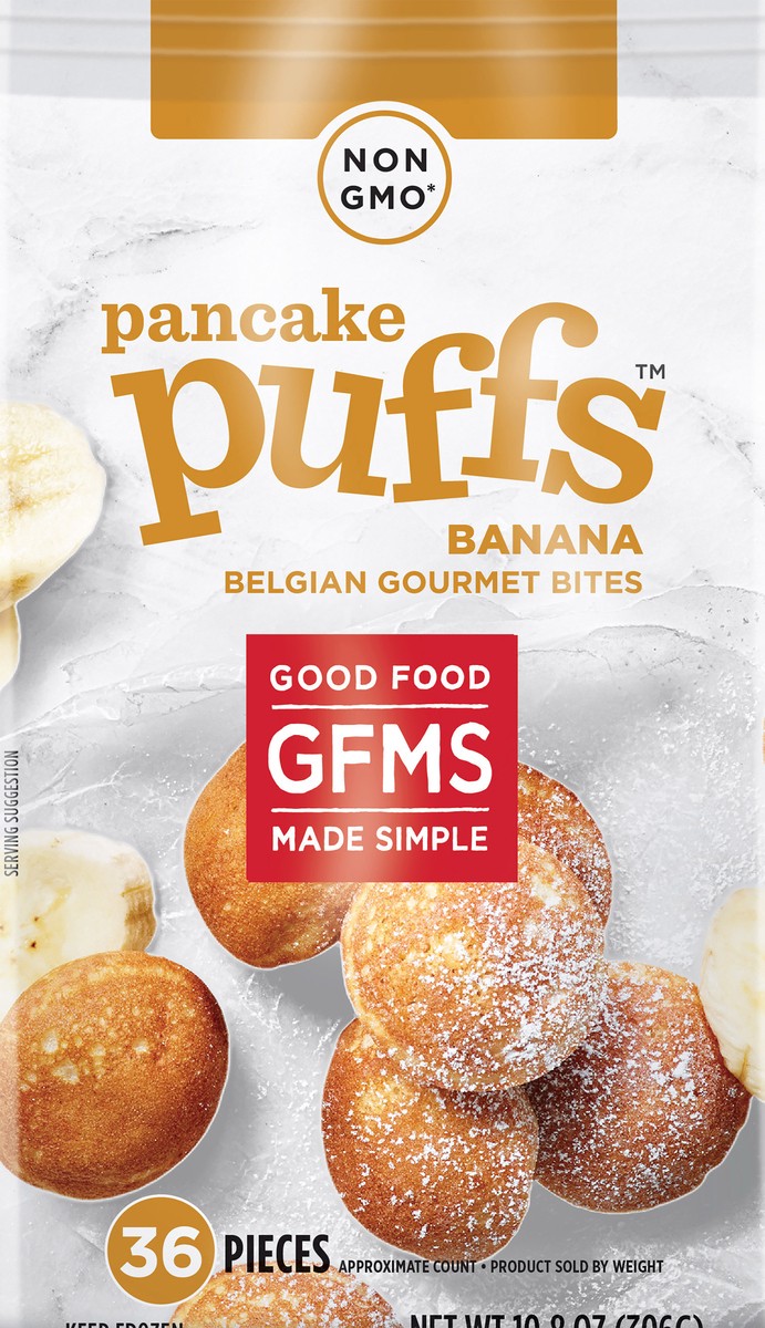 slide 3 of 3, Good Food Made Simple Banana Puffs, 36 ct