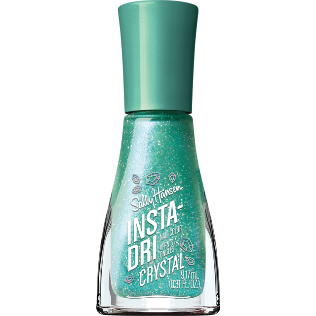 slide 1 of 1, SALLY HANSEN INSTA-DRI NAIL COLOR Sally Hansen Insta-Dri Nail Polish, Crystal Collection, Aquamarine Aura, 1 ct