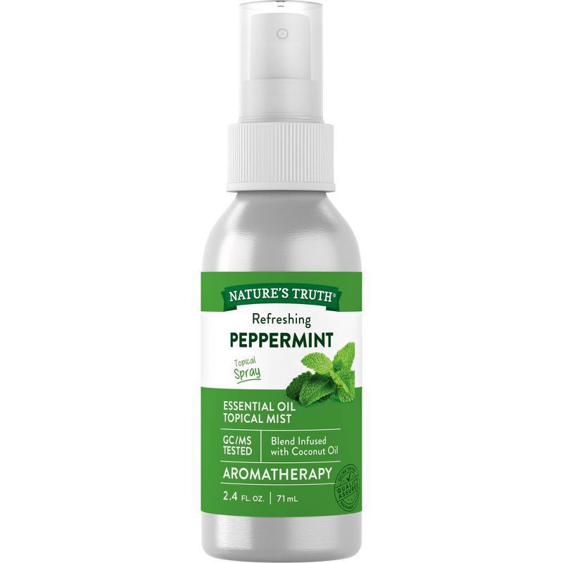 slide 1 of 4, Nature's Truth Peppermint Mist Aromatherapy Essential Oil - 2.4 fl oz, 2.4 fl oz