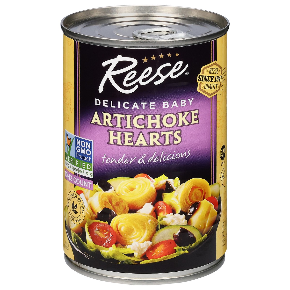 slide 1 of 9, Reese Delicate Baby Artichoke Hearts 14 oz, 14 oz