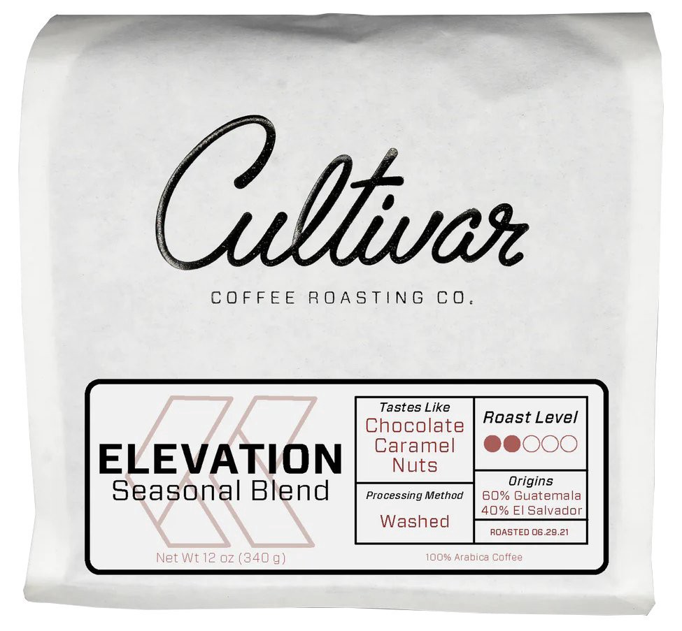 slide 1 of 1, Cultivar 100% Arabica Elevation Seasonal Blend Coffee 12 oz, 12 oz