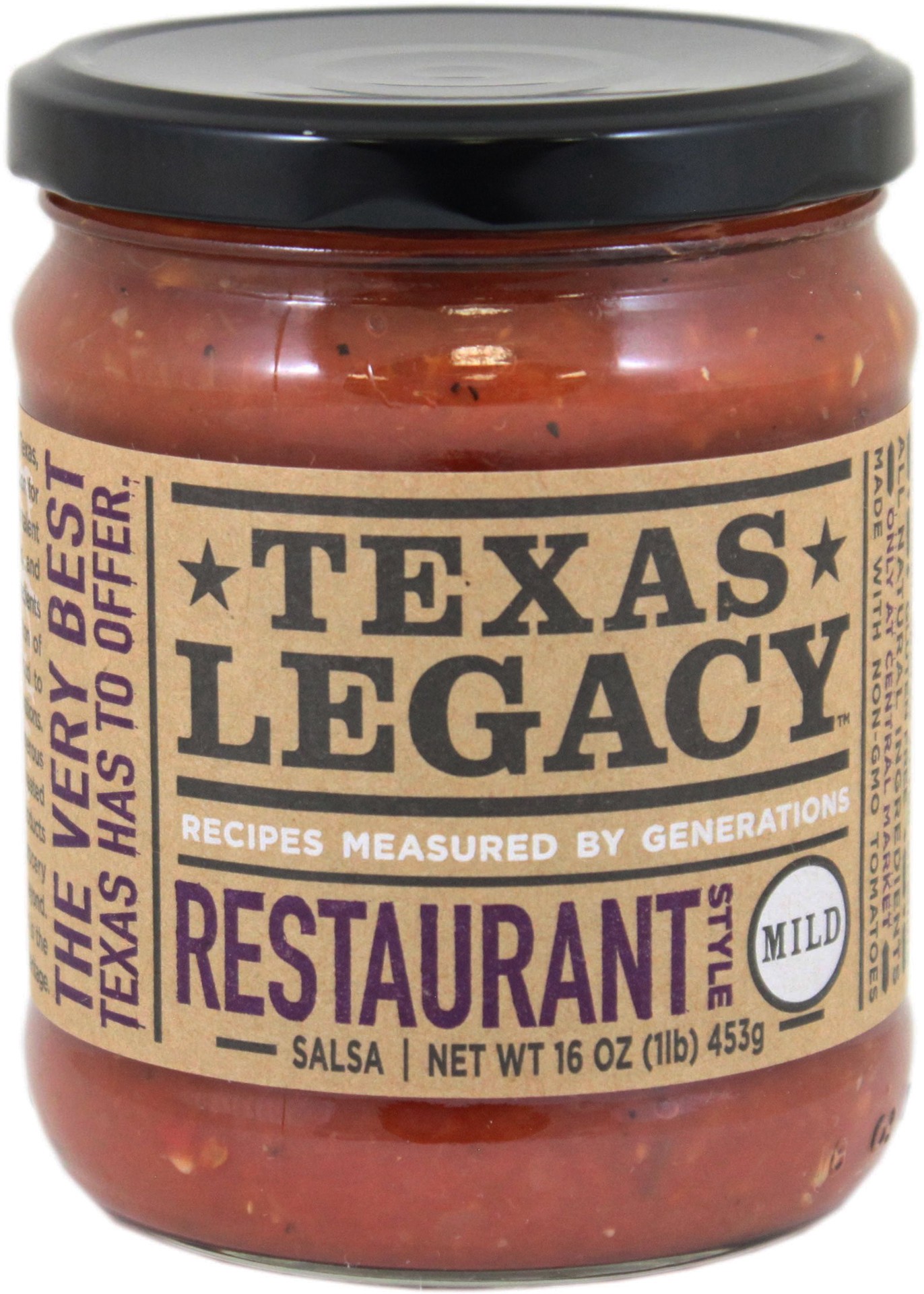 slide 1 of 1, Texas Legacy Restaurant Style Mild Salsa, 16 oz