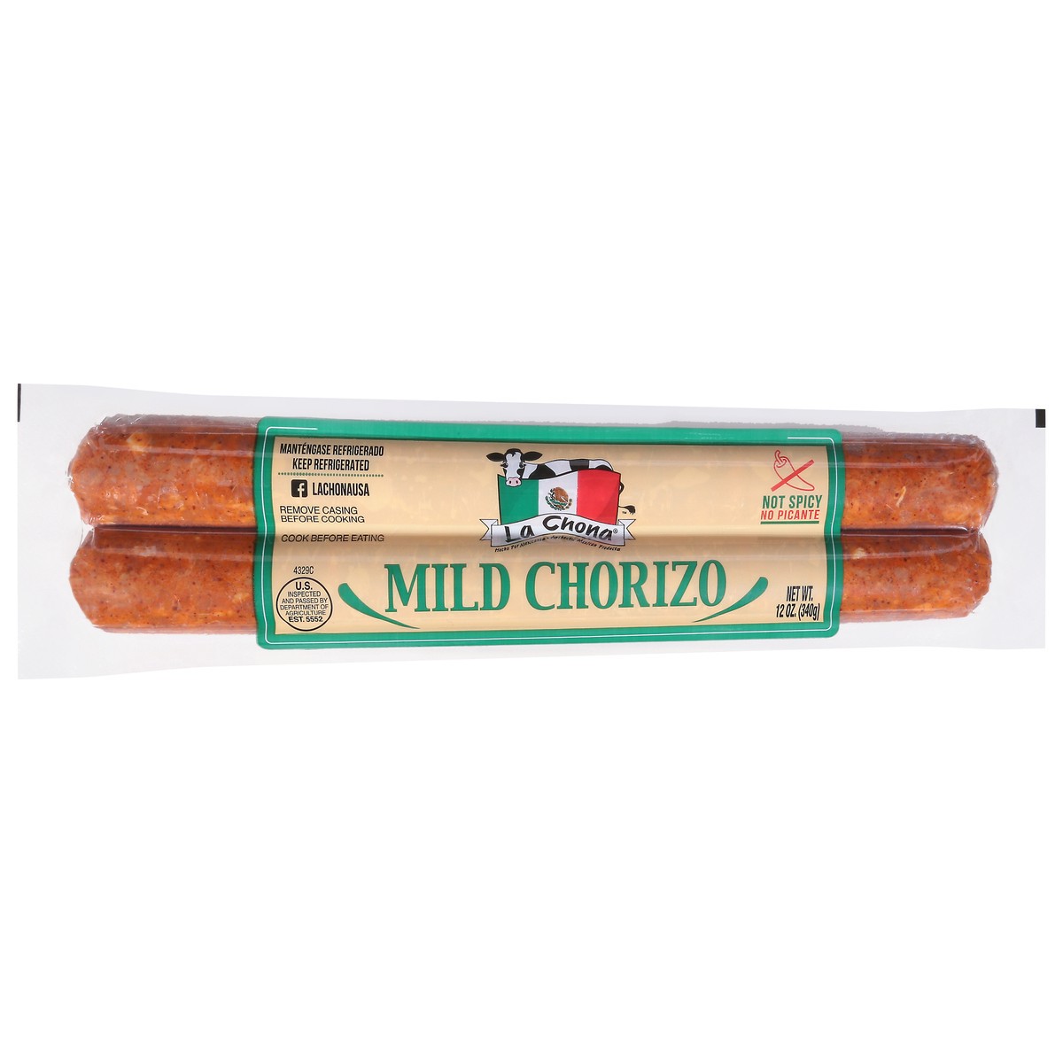 slide 4 of 9, La Chona Mild Chorizo Links - 12 Oz, 12 oz