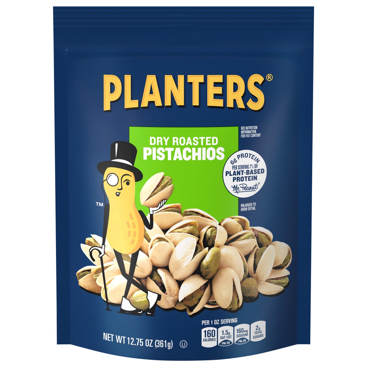 slide 1 of 5, Planters Dry Roasted Pistachios 12.75 oz, 12.75 oz