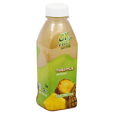 slide 1 of 1, Ok Frut Nectar Pineapple, 16 oz