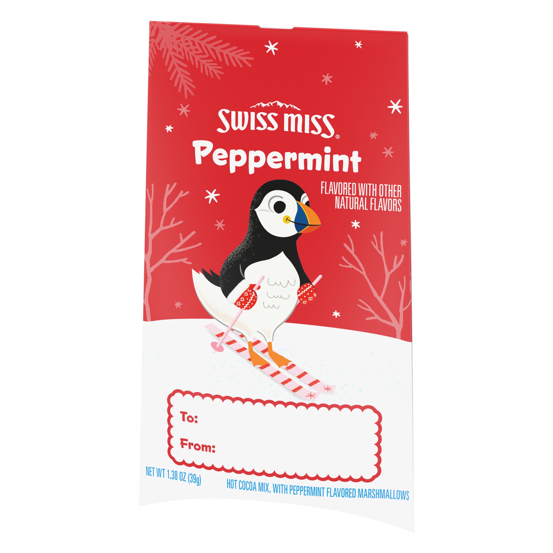 slide 3 of 5, Swiss Miss Hot Cocoa Mix Gift Ornament Peppermint Flavor, 1.38 oz., 1.38 oz