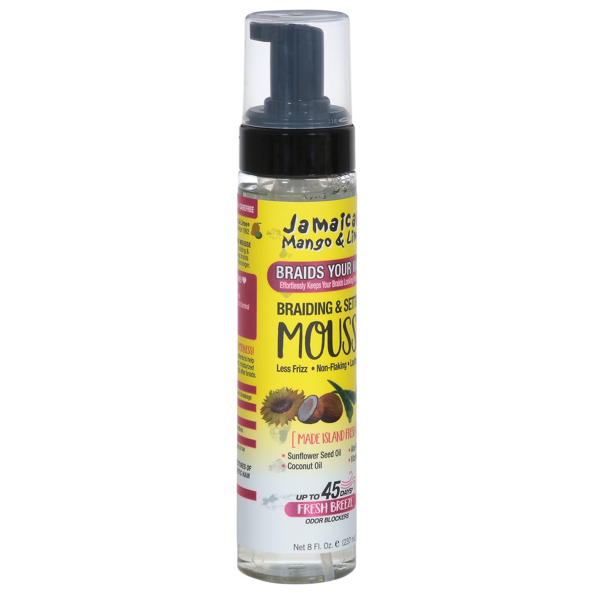 slide 8 of 9, Jamaican Mango & Lime Fresh Breeze Mousse 8 fl oz, 8 fl oz