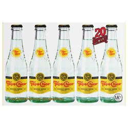 Topo Chico Mineral Water Glass Bottles- 20 ct