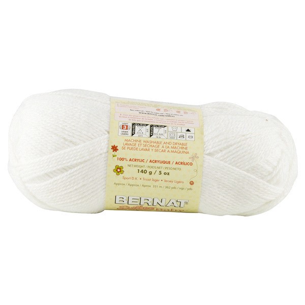 slide 4 of 13, Bernat Softee Baby Yarn, White, 5 oz