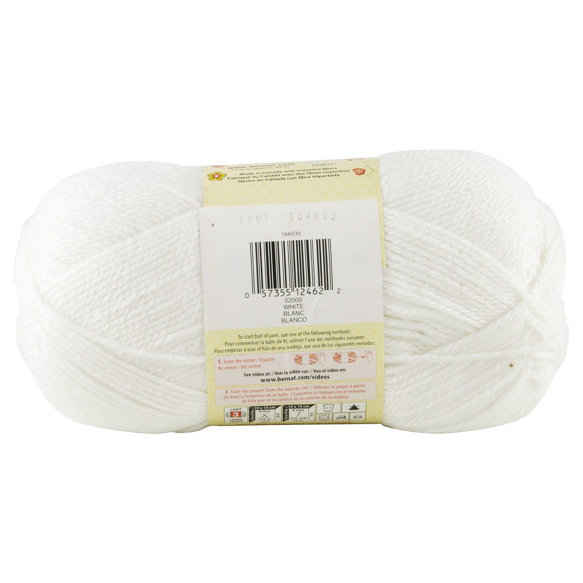 slide 5 of 13, Bernat Softee Baby Yarn, White, 5 oz