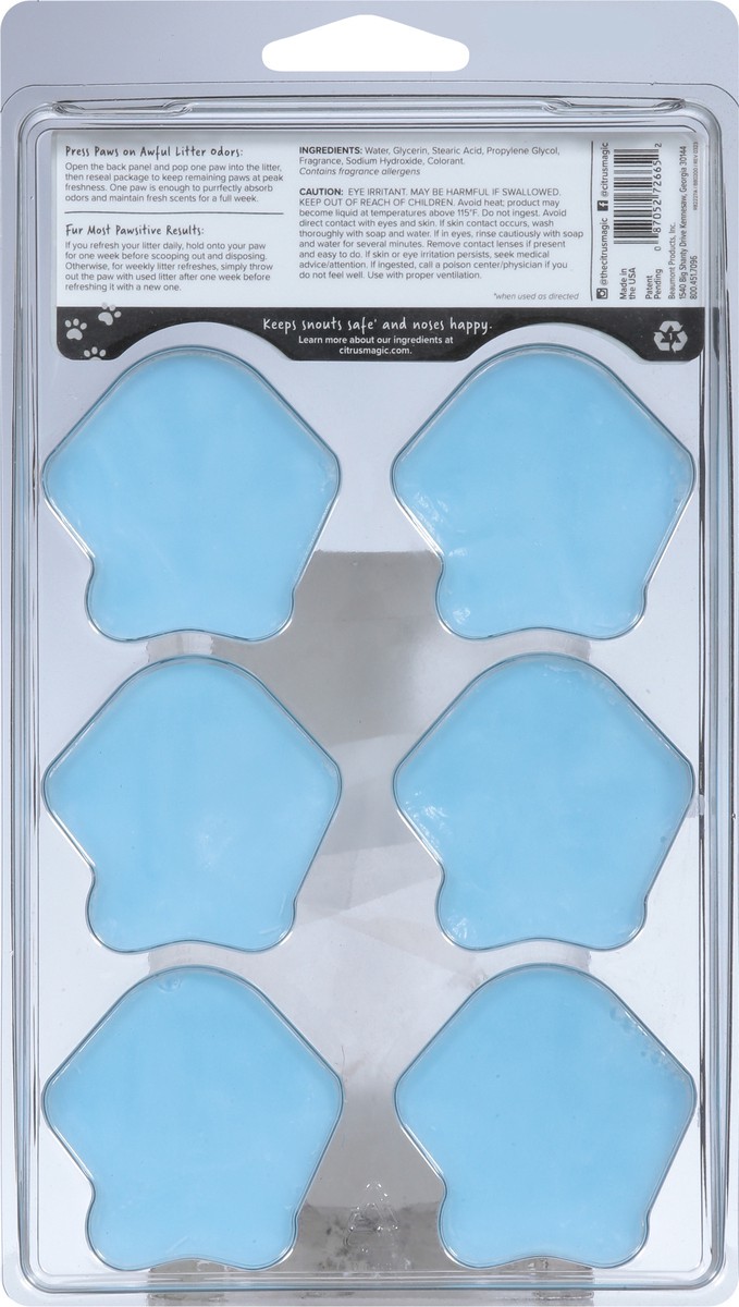 slide 4 of 12, Citrus Magic Pet Pure Linen Litter Paws 6 oz, 6 oz